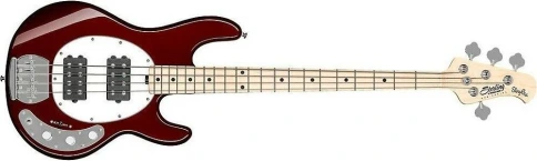 STERLING StingRay HH Candy Apple Red - Бас-гитара 4 струны фото 1