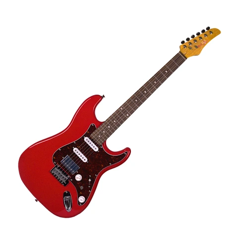 REDHILL STM300 RD - электрогитара, Stratocaster, S-S-H, ольха/клен+палисандр, цвет красный фото 1