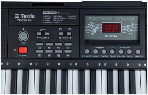 TERRIS TK-250 BK - Синтезатор фото 5
