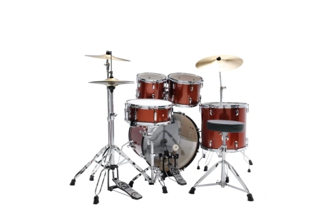 TAMA ST52H6C-SCP STAGESTAR ударная установка из 5-ти барабанов со стойками и тарелками, цвет искрящийся оранжевый фото 7
