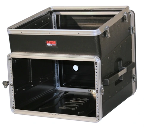 GATOR GRC-10X6 - рэковый кейс,пластик,черный,10U верх, 6U низ, компактный, легкий доступ к кабелям фото 2