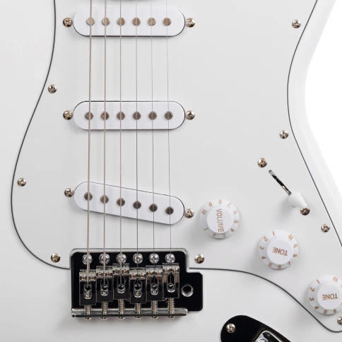 Электрогитара ROCKDALE Stars SSS White фото 9