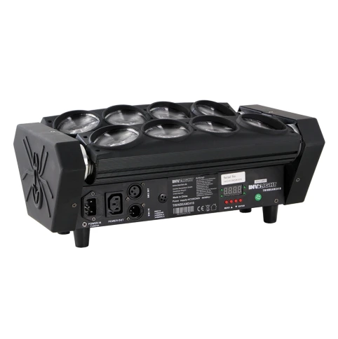 INVOLIGHT TWINBEAM2410 - светодиодная моторизованная панель 2 в 1, 8х 10Вт белый светодиод, DMX-512 фото 1