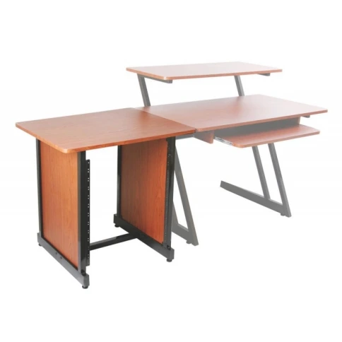 ONSTAGE WSR7500RB - рэк-стол 12U стальной каркас, ламинированные панели, ( цвет красное дерево) фото 2