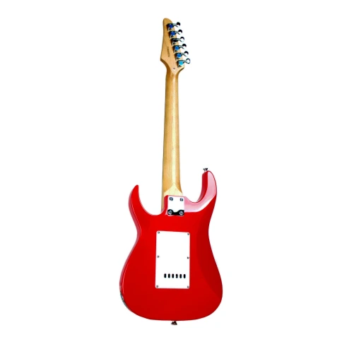 REDHILL STM100 RD - электрогитара уменьш., Superstrat, 565 мм, H+H, тополь+клен, цвет красный фото 6