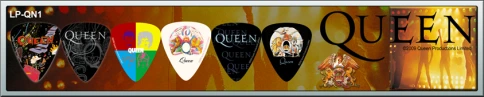 PERRI'S LP-QN1 - медиаторы (6 штук), (Queen) фото 1
