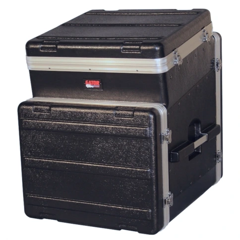GATOR GRC-10X8 - рэковый кейс,пластик,черный,10U верх, 8U низ, легкий доступ к кабелям фото 1