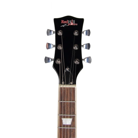 REDHILL LPX200 TBK - электрогитара, Les Paul, H+H, клен/окоуме, цвет черный фото 3