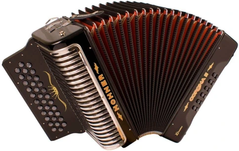 HOHNER Corona II XTREME EAD black - Аккордеон диатонический фото 1