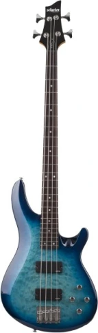 Schecter C-4 Plus Ocean Blue Burst Бас гитара электрическая фото 1