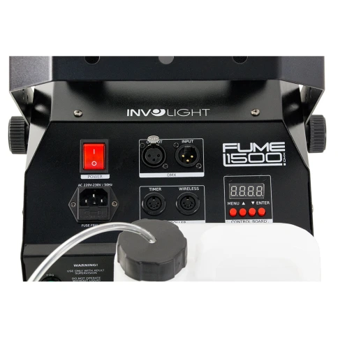 INVOLIGHT FUME1500DMX - генератор дыма 1600Вт, беспроводной пульт ДУ, DMX 512-1канал фото 3