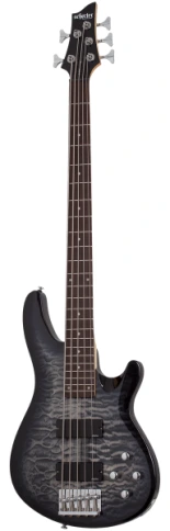 Schecter C-5 Plus Charcoal Burst Бас гитара электрическая фото 1