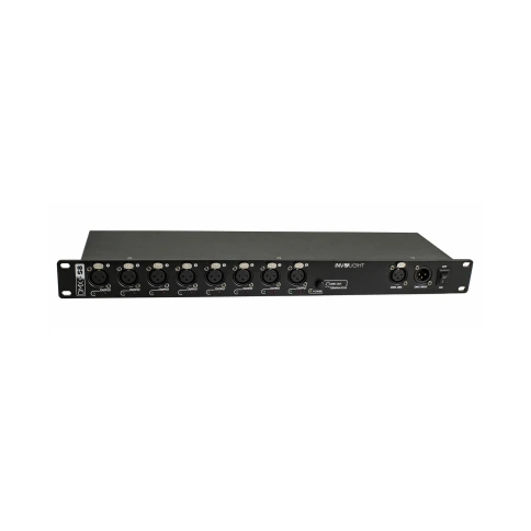 INVOLIGHT DMXS8 - сплиттер DMX сигнала, 1 вход XLR, 8 выходов XLR, гальваническая развязка фото 1