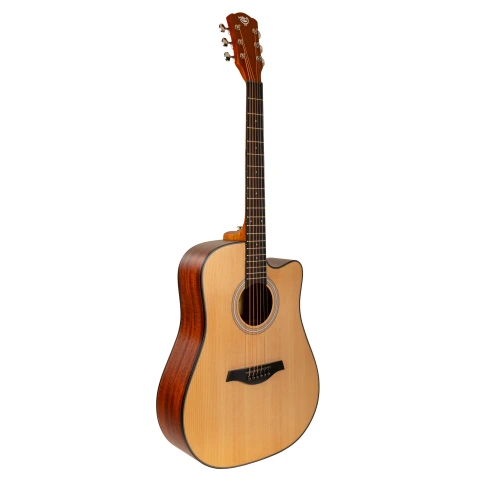 Акустическая гитара ROCKDALE Aurora D5 C NAT Satin фото 2