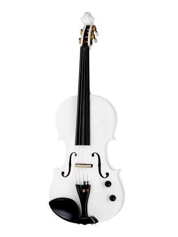 V100E-WH Electric Скрипка со звукоснимателем, размер 4/4, белая, Hora фото 1