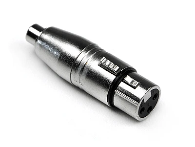 INVOTONE AD410 - переходник RCA <> 3P XLR мама, корпус металл фото 1