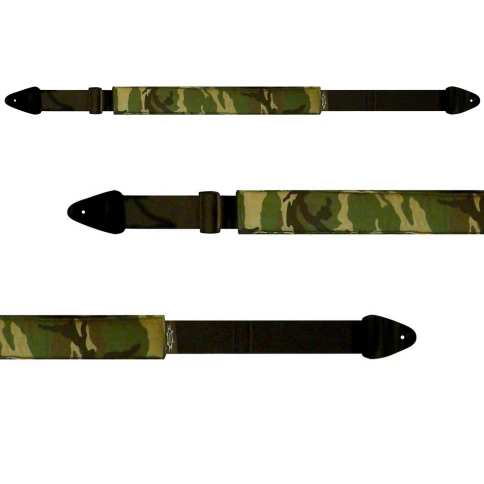 Perri's KDL50-121 - Нейлоновый ремень (2,5') для гитары с подв. подушкой, кожан.концы (камуфляж) фото 1