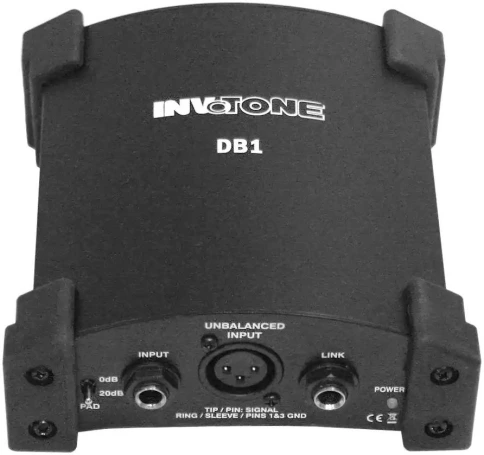 INVOTONE DB1 - активный одноканальный директ бокс, цвет черный фото 1