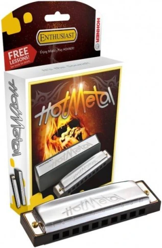 HOHNER Hot Metal F - Губная гармоника диатоническая фото 5