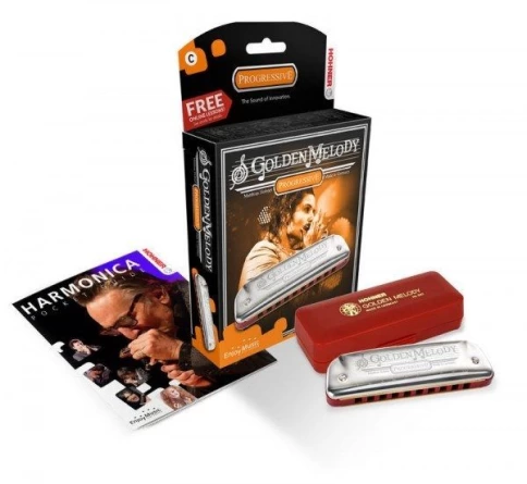 Губная гармоника HOHNER GOLDEN MELODY 542-20 DB (M542026) фото 1