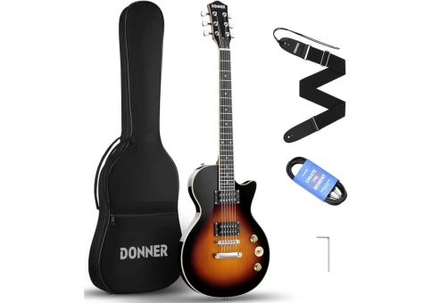 Электрогитара Donner LP-124 Sunburst фото 3