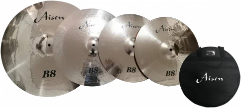 AISEN B8 CYMBAL PACK набор тарелок (14,16,20) + чехол для тарелок фото 1