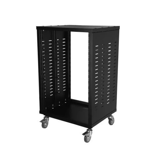 TEMPO RK16W - рэк-шкаф, 16 мест, колеса, цвет черный фото 1