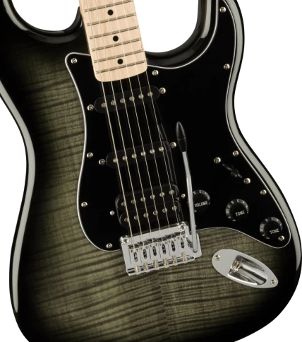 Электрогитара FENDER SQUIER AFFINITY 2021 STRATOCASTER FMT HSS MN BLACK BURST фото 6