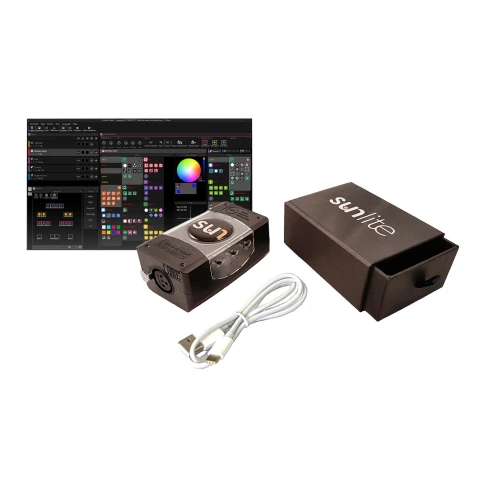 SUNLITE - BC - DMX интерфейс, 512 DMX каналов, USB type C, Art-Net (опционально), SUT фото 1