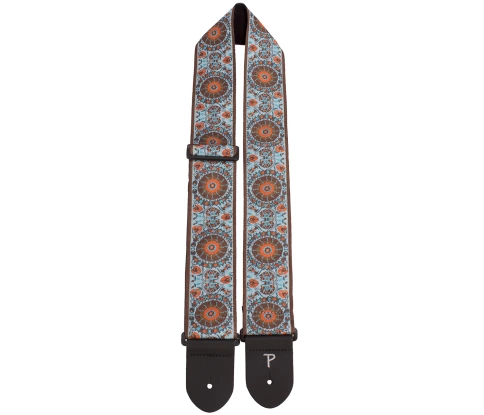 Perri's TWS-7143 - Ремень для гитары, Серия: JACQUARD, Материал: жаккард, Рисунок: медальоны, Ширина ремня: 6.35 см, Длина: 99 - 147 см фото 1