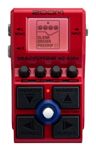ZOOM MS-60B+ MultiStomp for Bass - педаль эффектов для бас-гитары фото 1