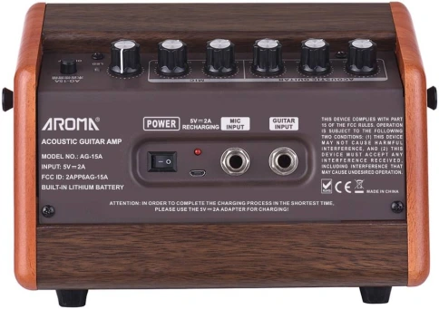 AROMA AG-15A - Комбоусилитель для акустической гитары фото 3