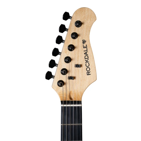 Электрогитара ROCKDALE Stars Black Limited Edition HSS BK фото 6