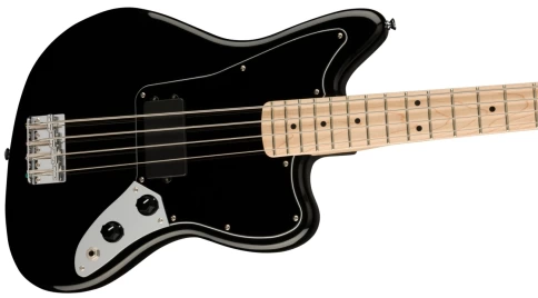 Бас гитара Fender Squier AFF JAG BASS H MN BPG BLK фото 4