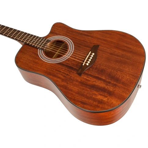 Акустическая гитара ROCKDALE Aurora D6 C ALL-MAH Satin фото 4
