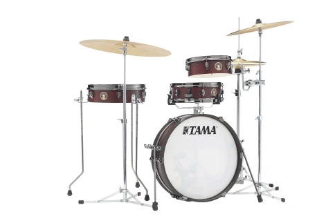 Ударная установка TAMA LJK48PBN-BWW Club-JAM Pancake Drum Kit w/ Black Nickel Shell Hardware фото 1