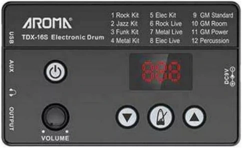 AROMA TDX-16 S - Электронная ударная установка фото 3