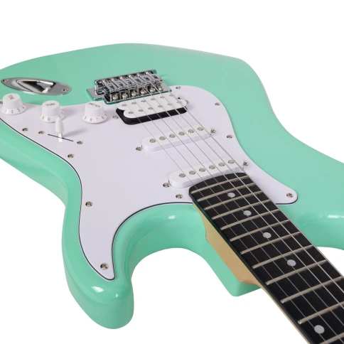 Электрогитара ROCKDALE Stars HSS Roller Green фото 8