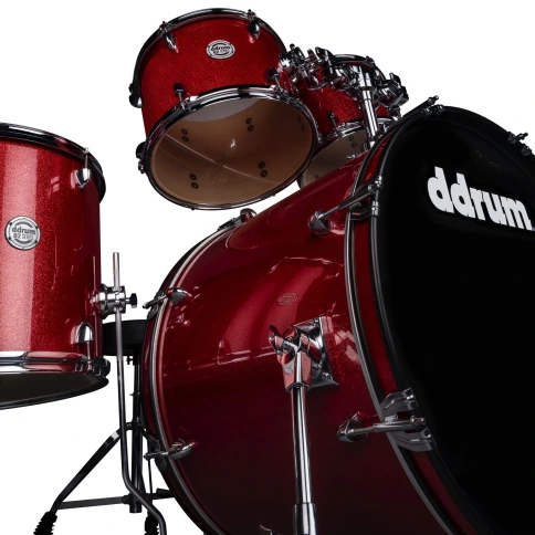 DDRUM D2 522 RSP - ударная установка , цвет Red Sparkle , 10'-12'-16'-22', 14х6.5' фото 4