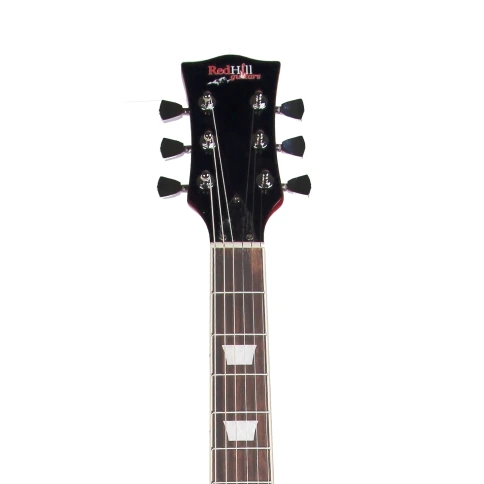 REDHILL LPX200 TRD - электрогитара, Les Paul, H+H, клен/окоуме, цвет прозрачный красный фото 4
