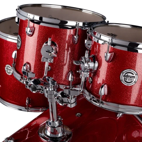 DDRUM D2 522 RSP - ударная установка , цвет Red Sparkle , 10'-12'-16'-22', 14х6.5' фото 3