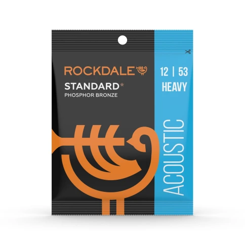 Струны для акустической гитары ROCKDALE STANDARD 12-53 Phosphor Bronze Heavy фото 1