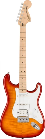 Электрогитара FENDER SQUIER AFFINITY 2021 STRATOCASTER FMT HSS MN SIENNA SUNBURST фото 1