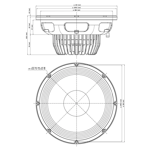 EIGHTEEN SOUND 12NLW9300/8 - 12' динамик НЧ, неодим, 8 Ом, 800 Вт AES, 97 дБ, 50...4000 Гц фото 4