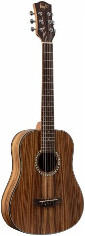 FLIGHT TR-1000 TEAK - Гитара акустическая уменьшенная фото 2