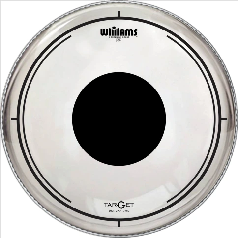WILLIAMS DT2-7MIL-16 Double Ply Clear Oil Target Dot Series 16" пластик для тома фото 1