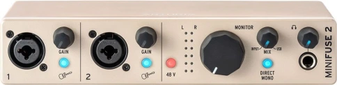 Аудиоинтерфейс Arturia MiniFuse 2 Champagne фото 1