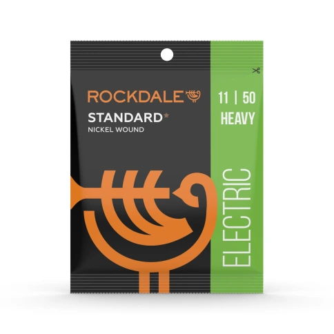 Струны для электрогитары ROCKDALE STANDARD 11-50 Nickel Wound Heavy фото 1