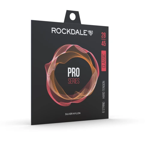 Струны для классики ROCKDALE PRO 28-45 Silver Nylon Hard фото 5