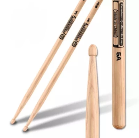 Барабанные палочки орех гикори HUN 10103001 Natural Series QI 5A фото 1